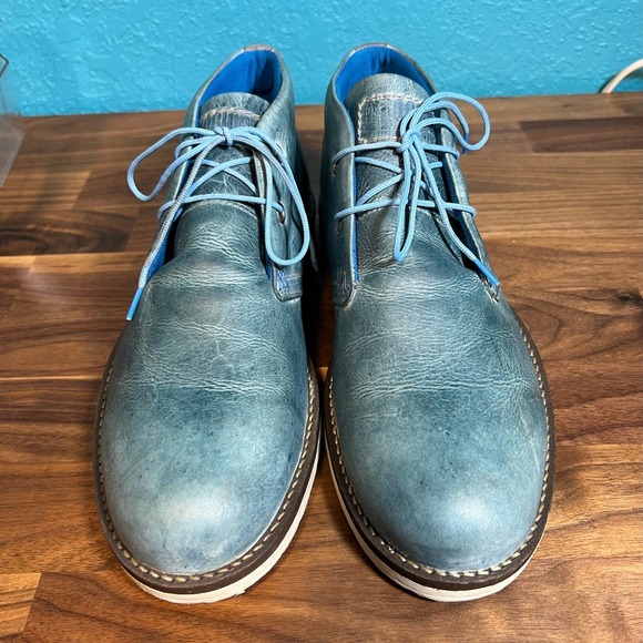 Steve Madden Original Ltd. Edition Blue Leather Boot | Mens 9 main image 8